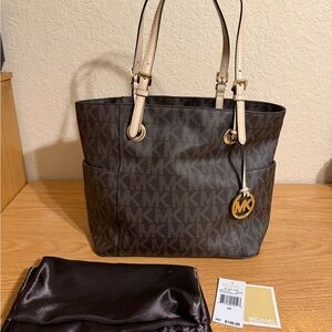 Michael Kors Dark Brown Signature Tote